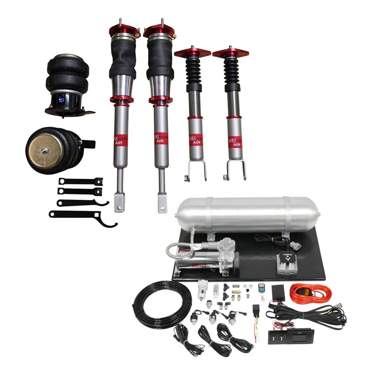 TruHart AirPlus Air Struts w/ VERA Essential Management for 2006-2010 Infiniti M35 (Y50) TH-I1002+TH-MM01
