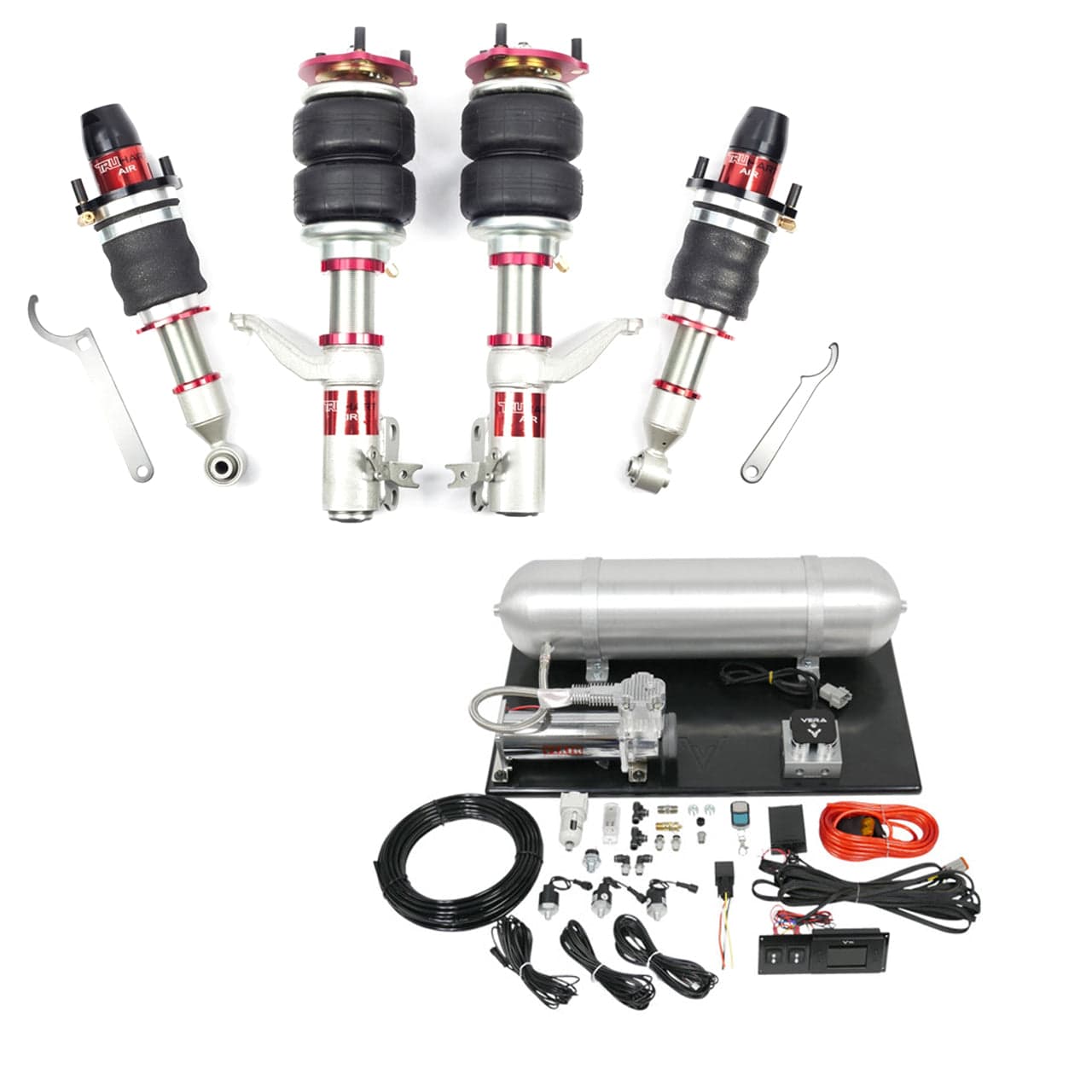 TruHart AirPlus Air Struts w/ VERA Essential Management for 2012-2016 Honda CR-V (RM1/RM3) TH-H1019+TH-MM01