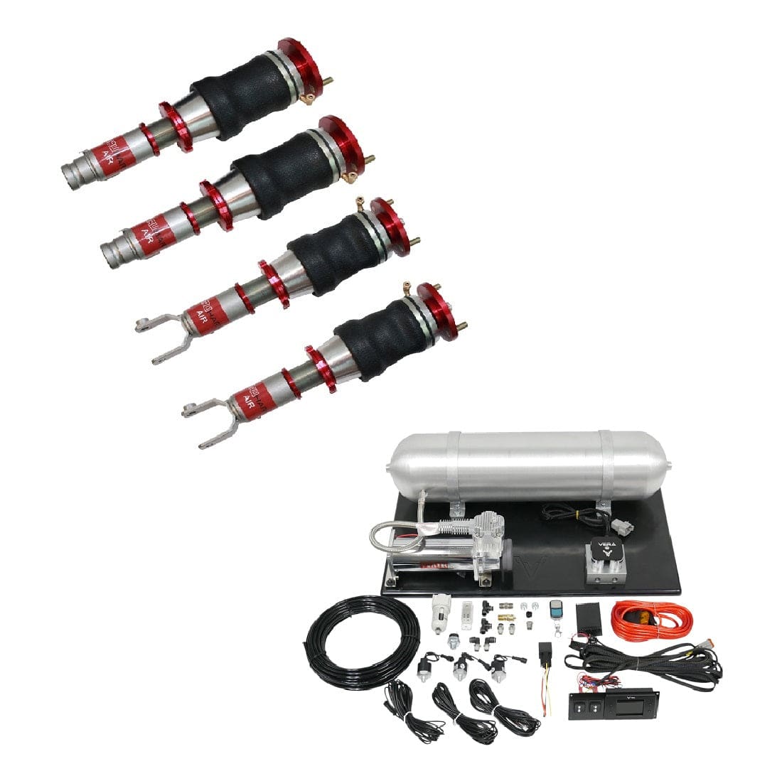 TruHart AirPlus Air Struts w/ VERA Evo Bluetooth Management for 1988-1991 Honda Civic (EF) TH-H1001+TH-ME02