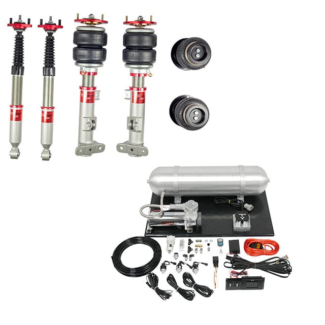 TruHart AirPlus Air Struts w/ VERA Evo Bluetooth Management for 2000 BMW 328Ci (E46) TH-B1003+TH-ME02