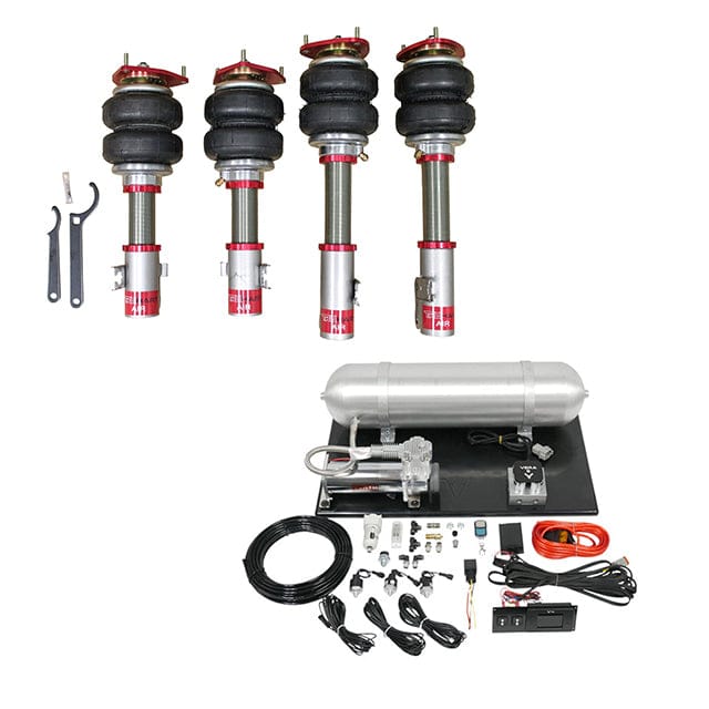 TruHart AirPlus Air Struts w/ VERA Evo Bluetooth Management for 2012-2017 Toyota Camry SE No Sport Limited Edition (XV50) TH-T1008+TH-ME02