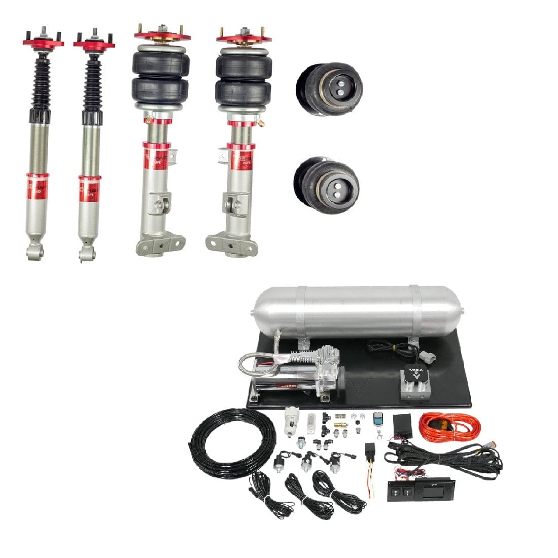 TruHart AirPlus Air Struts w/ VERA Evo Management for 1999 BMW 328is (E36) TH-B1003+TH-ME01