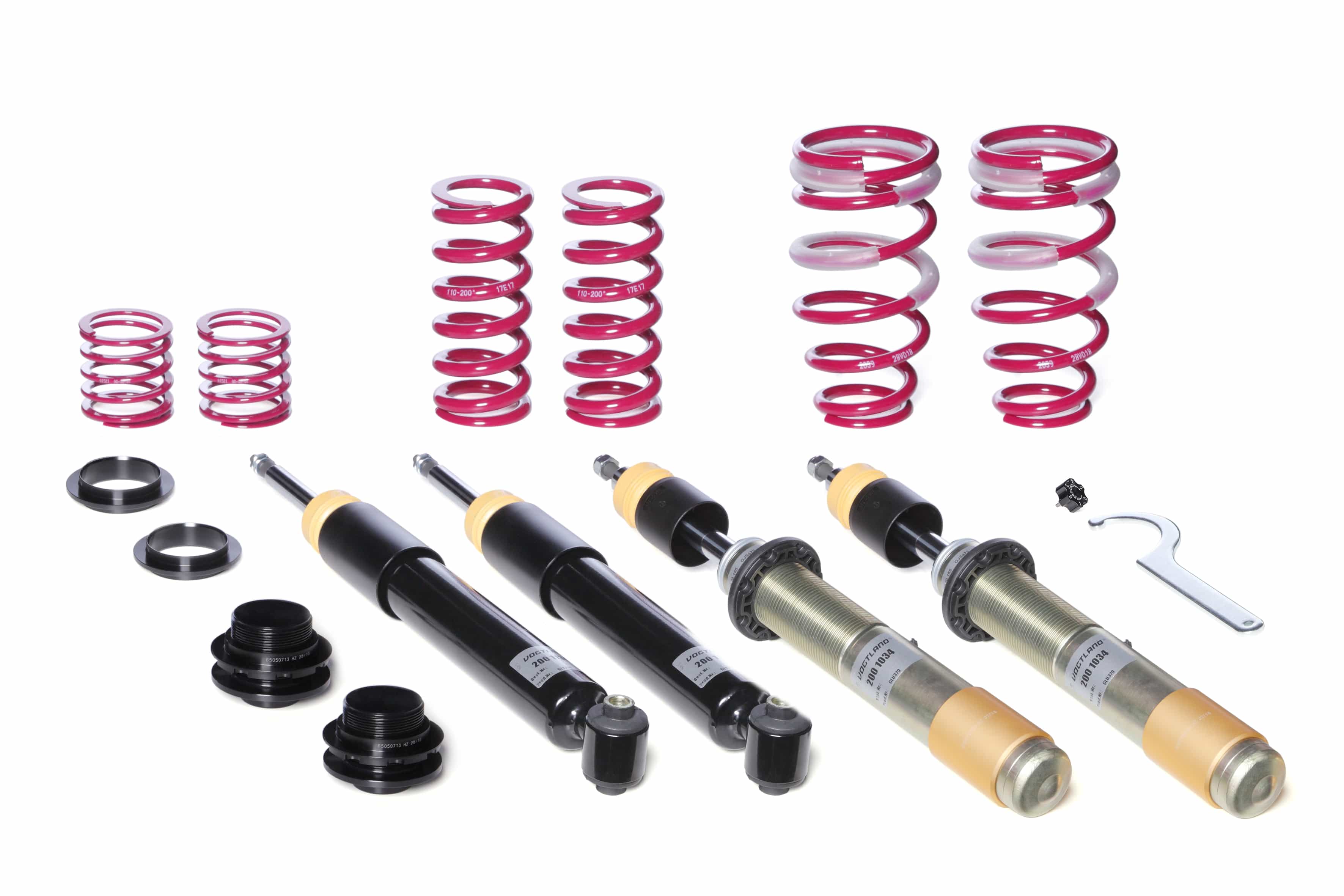 Vogtland Force-Adjustable Coilover Kit for 2003-2013 Audi A3 Quattro (8P) 967009