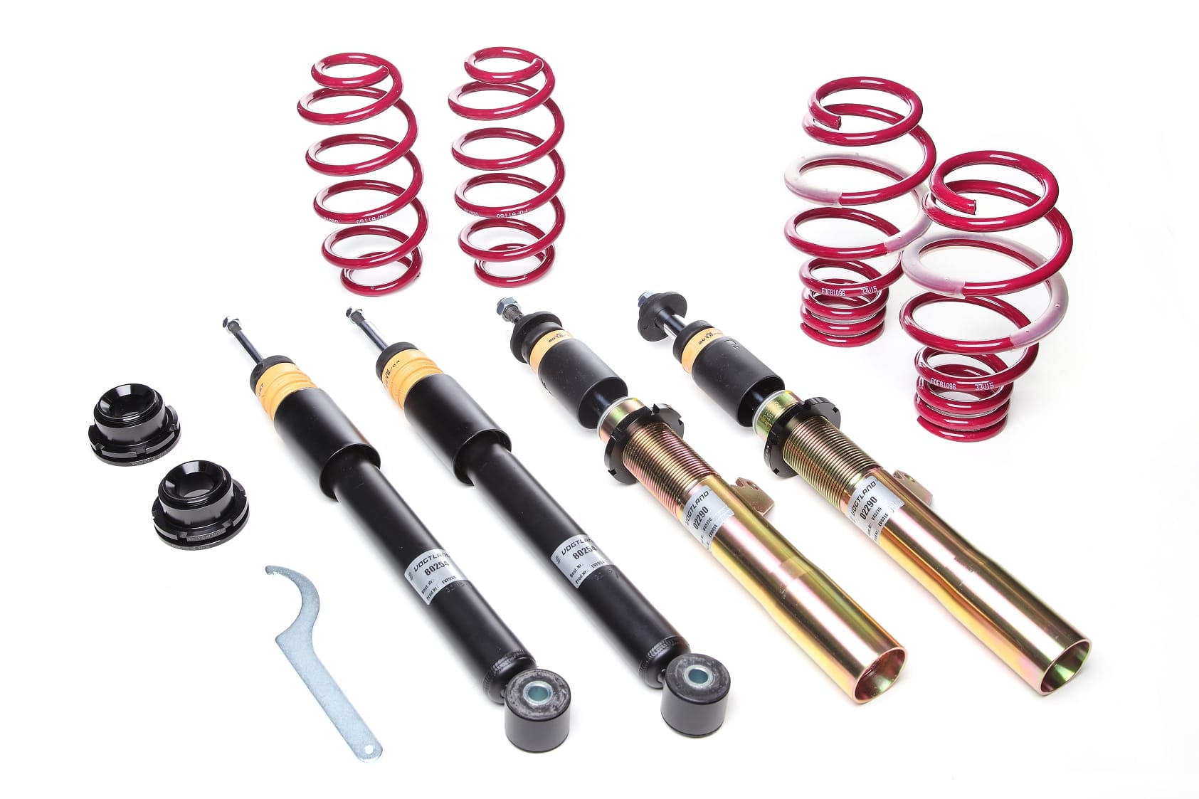 Vogtland Height-Adjustable Coilover Kit for 2008-2015 Audi TT FWD Roadster (8J) 968315