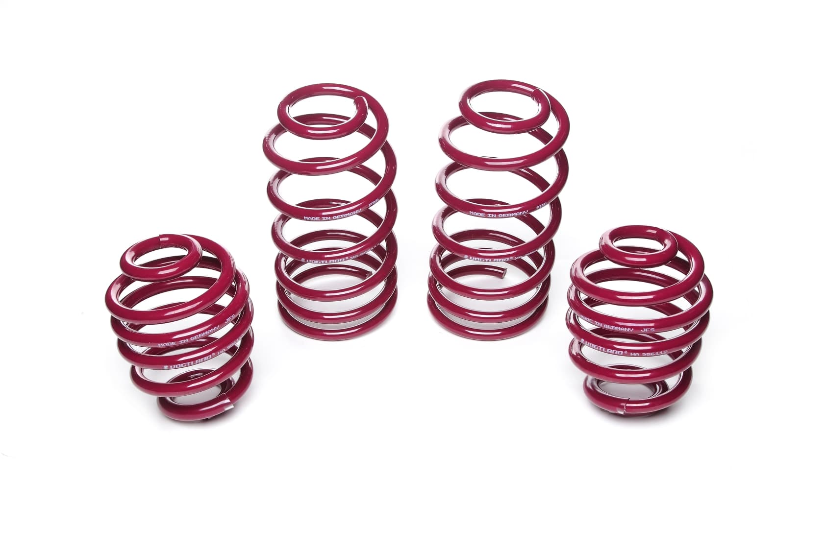 Vogtland Sport Lowering Spring Kit for 1996-2003 Audi A3 1.8T, 1.9L Diesel, 50mm Front Drop (8L) 956660