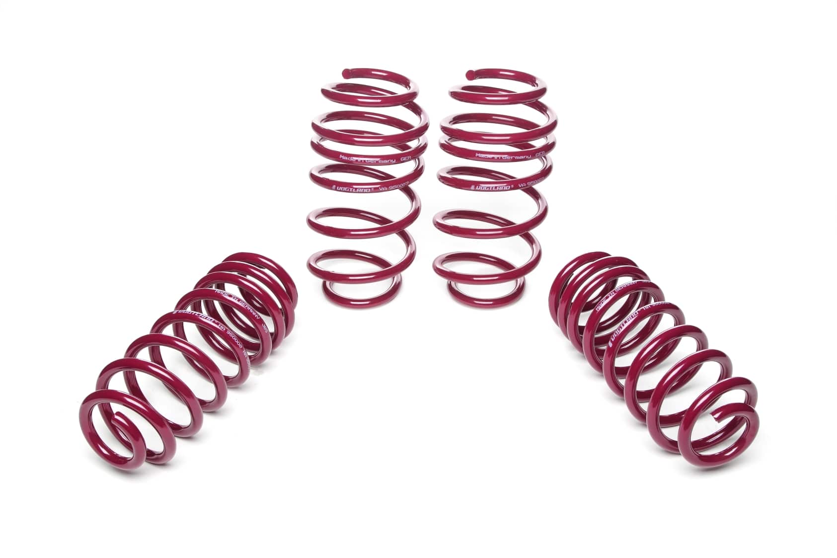 Vogtland Sport Lowering Spring Kit for 2006-2014 Volkswagen Golf 1.9 TDI/2.5/2.0 4motion Turbo MK5/MK6 (A5/A6) 950008