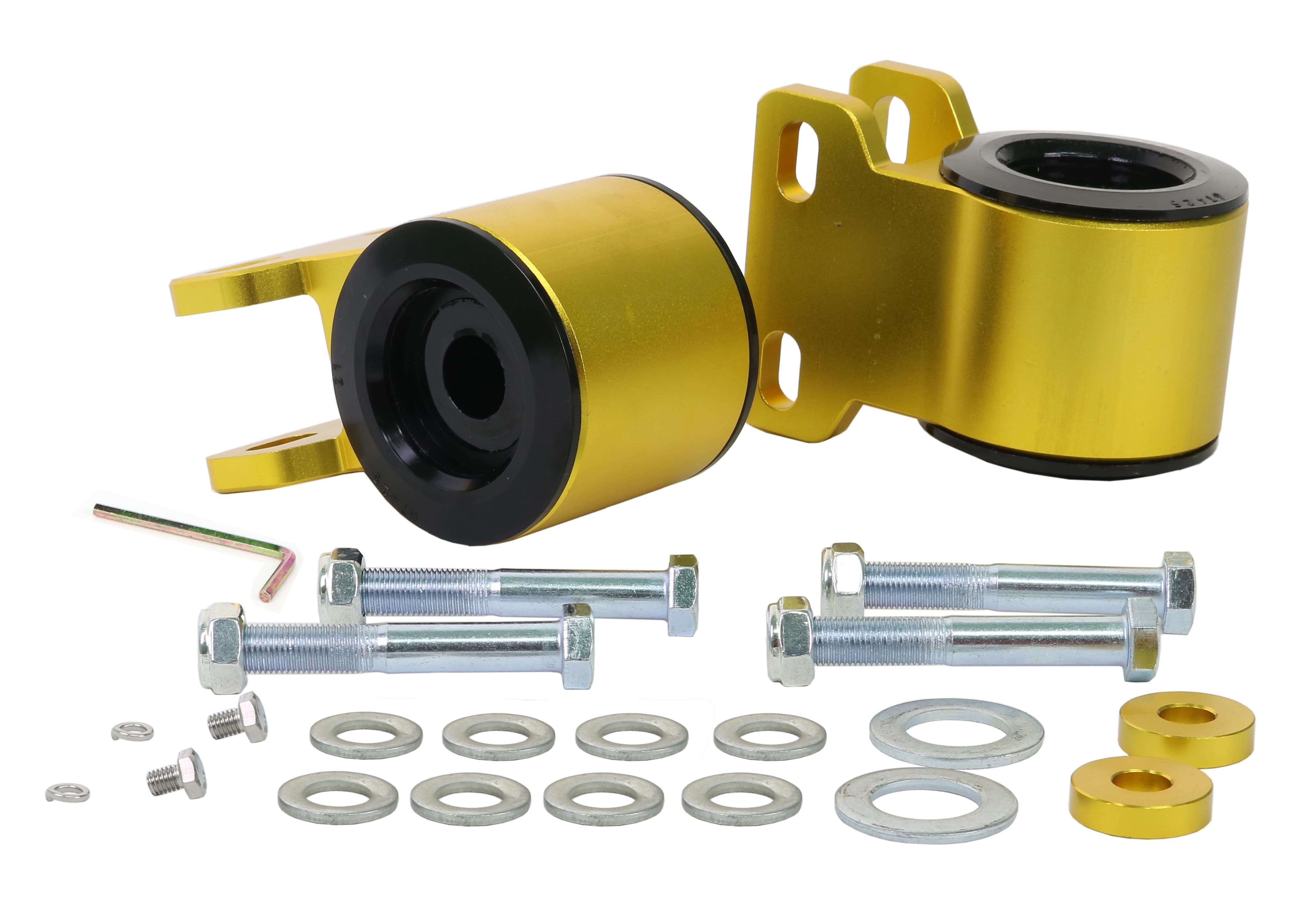 Whiteline Front Lower Inner Rear Control Arm Bushing Kit - Double Offset for 2004-2009 Mazda 3 (BK) KCA428