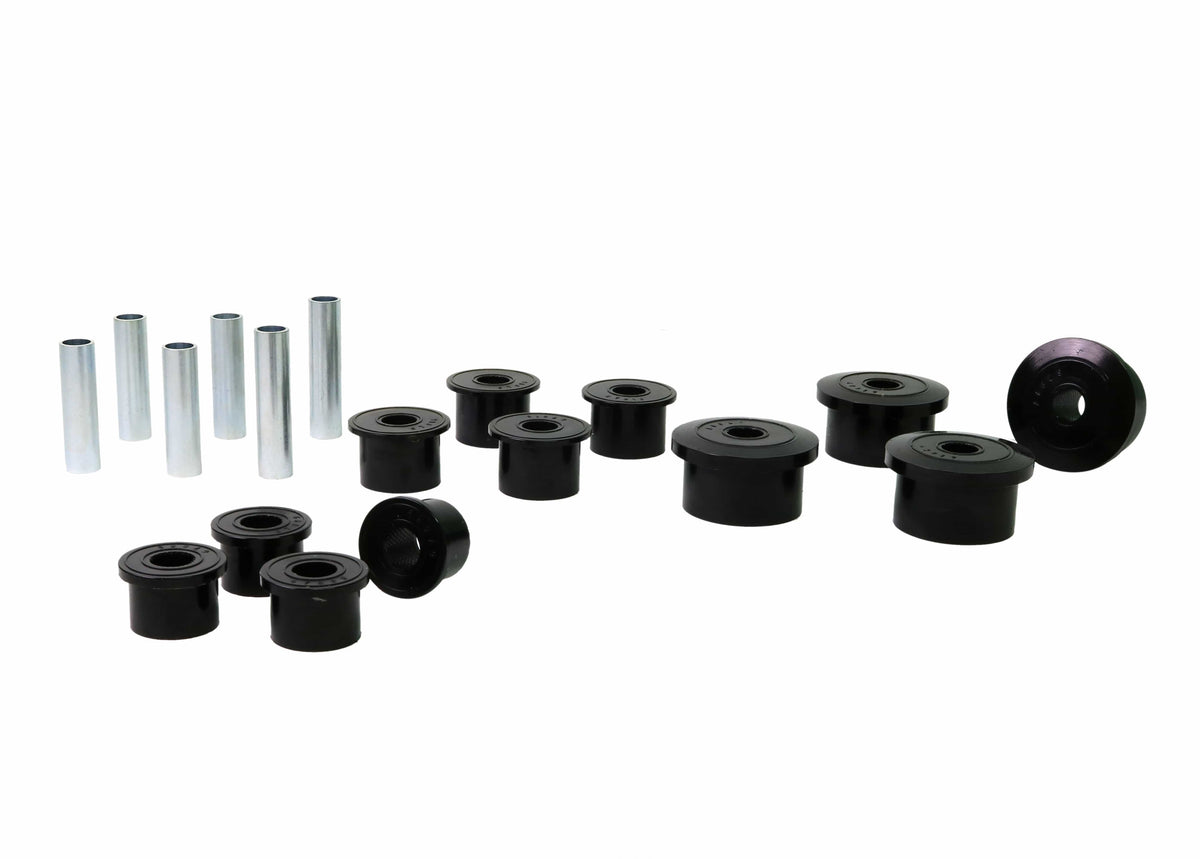 Whiteline Rear Leaf Spring and Shackle Bushing Kit for 1987-1992 Jeep Comanche (MJ) W73819