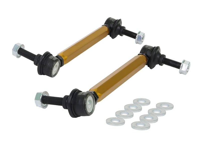 Whiteline Sway Bar Link Kit - 10mm Ball Stud, 235-260mm Length KLC140-235