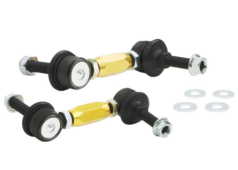 Whiteline Sway Bar Link Kit - 10mm Ball Stud, 90-115mm Length KLC140-090