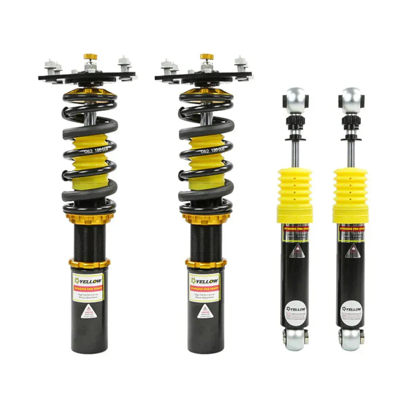 Yellow Speed Dynamic Pro Sport Coilovers for 1982-1991 Porsche 944 Turbo 20mm Front Clevis YS01-PO-DPS012