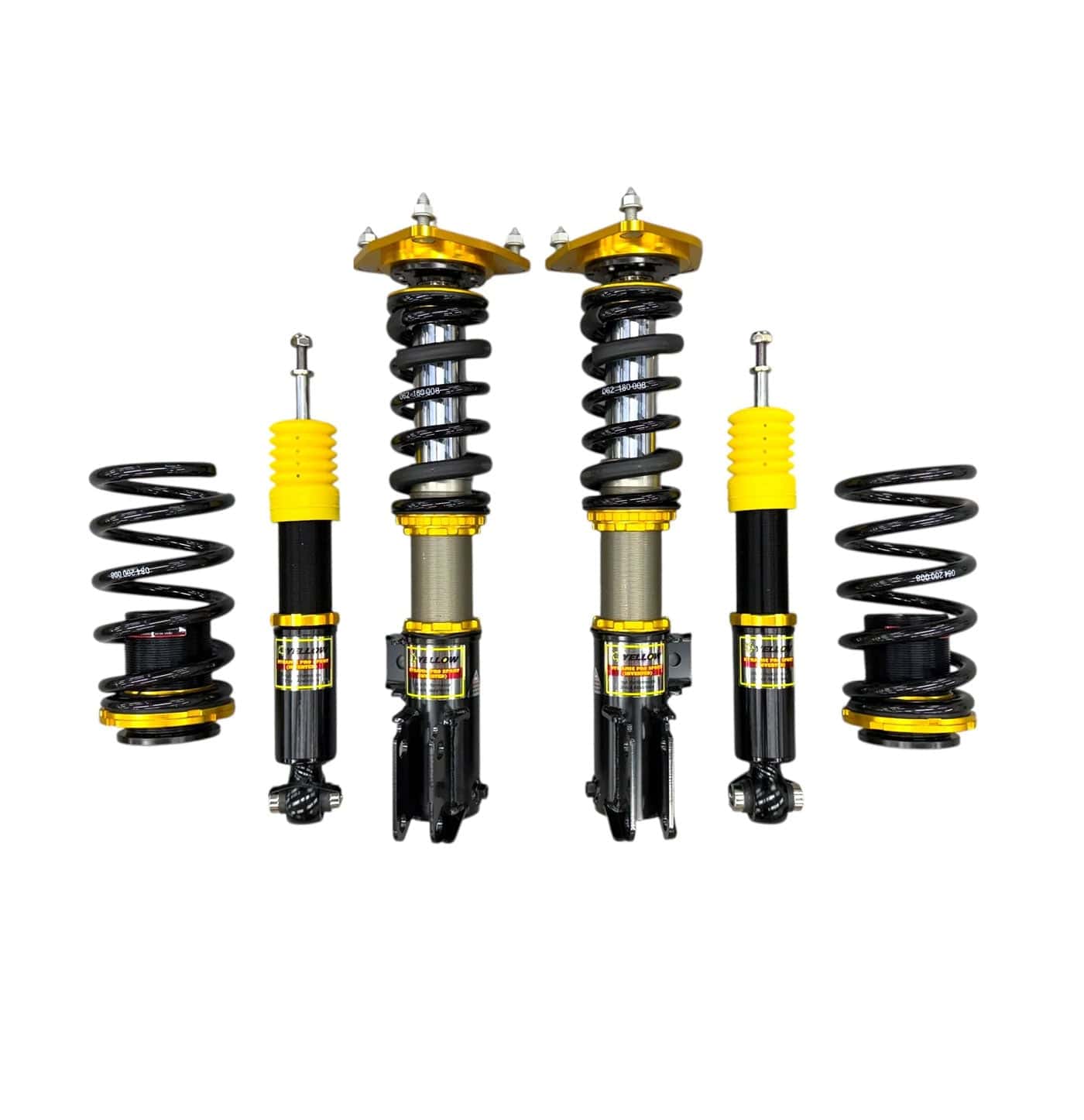 Yellow Speed Inverted Pro Street Coilovers for 2015-2025 Audi A3 FWD (8V/8Y) 55mm Strut, Rear Torsion Beam YS01-AU-DPS028-i
