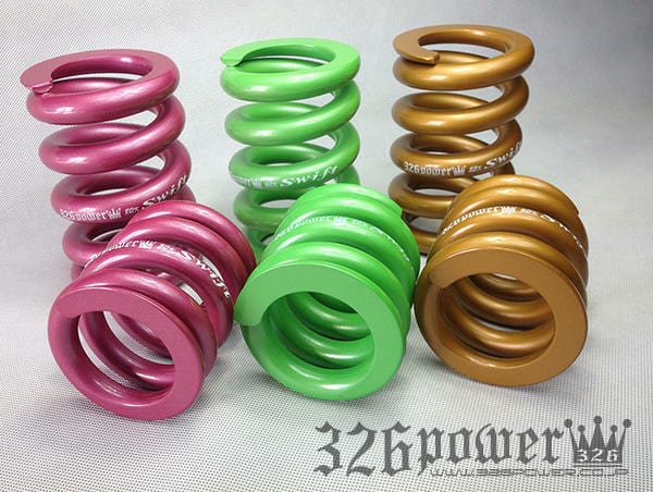 326POWER Mazibane Coilover Springs - Springrates.com