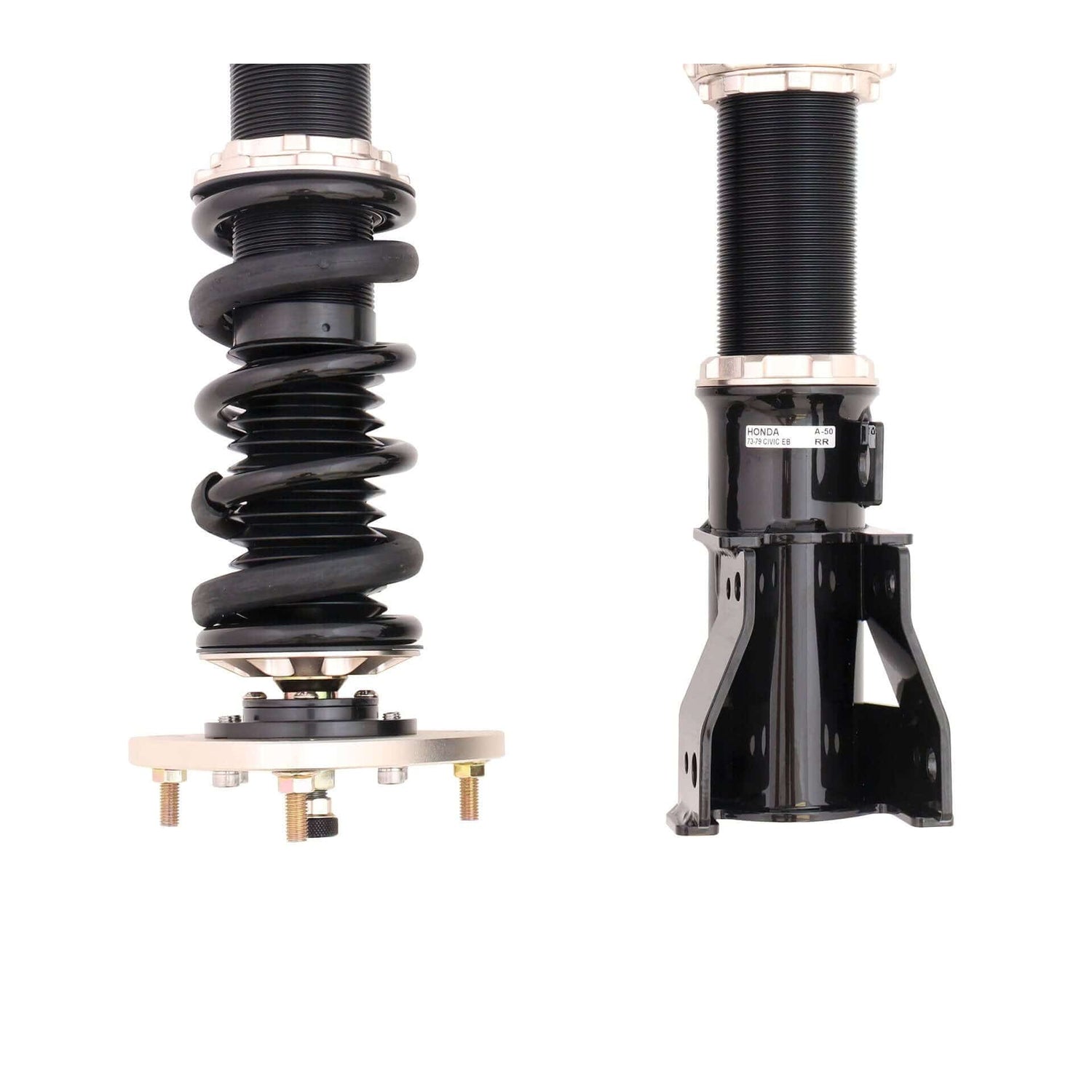 BC Racing BR Series Coilovers for 1973-1979 Honda Civic (SB/SG) A-50-BR