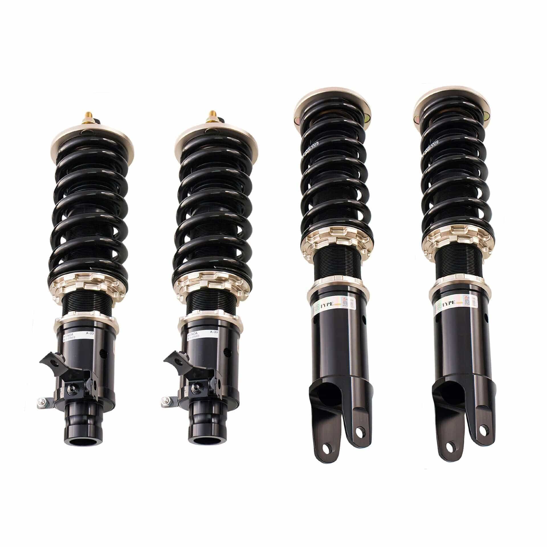 BC Racing BR Series Coilovers for 1988-1991 Honda Civic Rear Fork (EF9/ED) A-33-BR