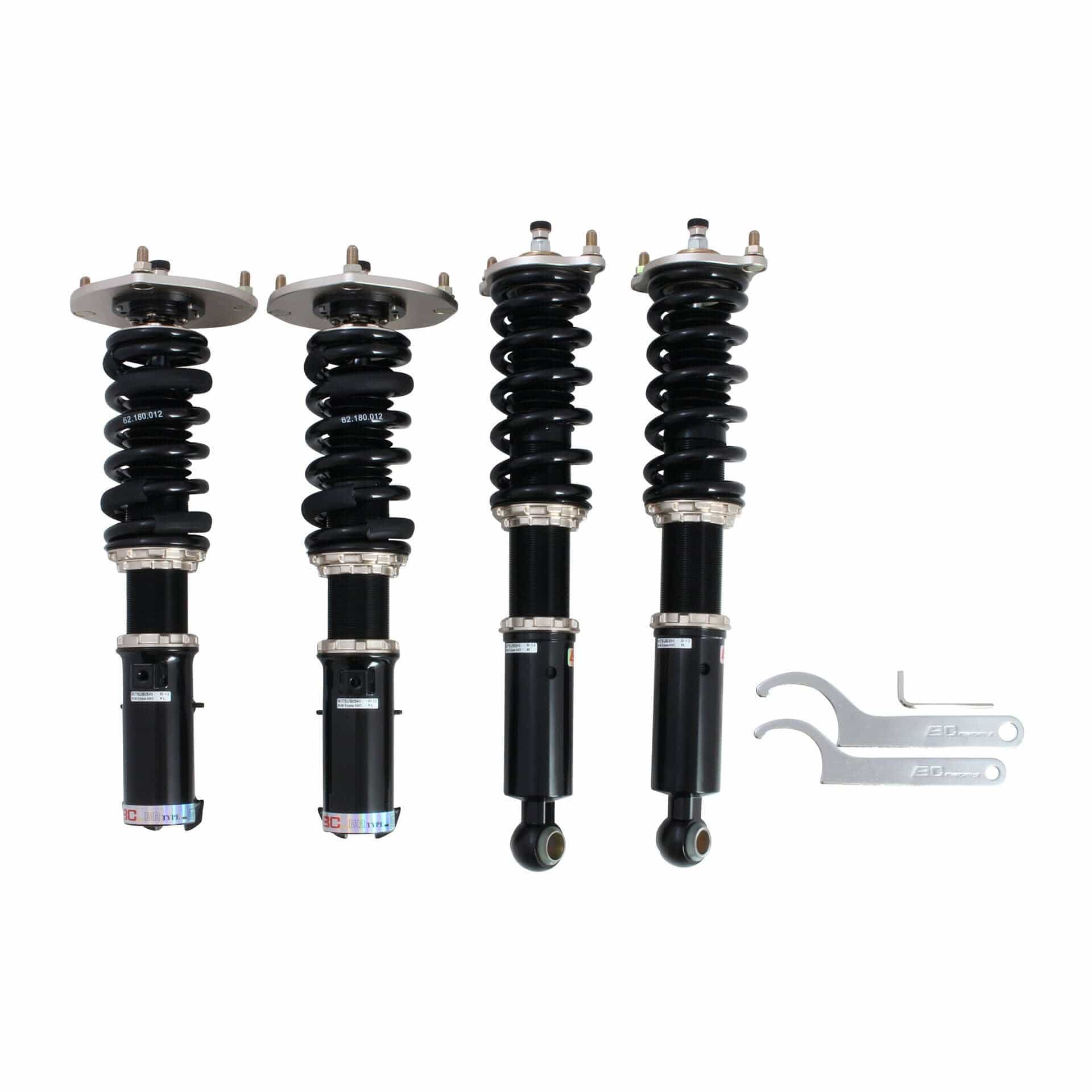 BC Racing BR Series Coilovers for 1989-1994 Mitsubishi Eclipse AWD (D27A) B-12-BR