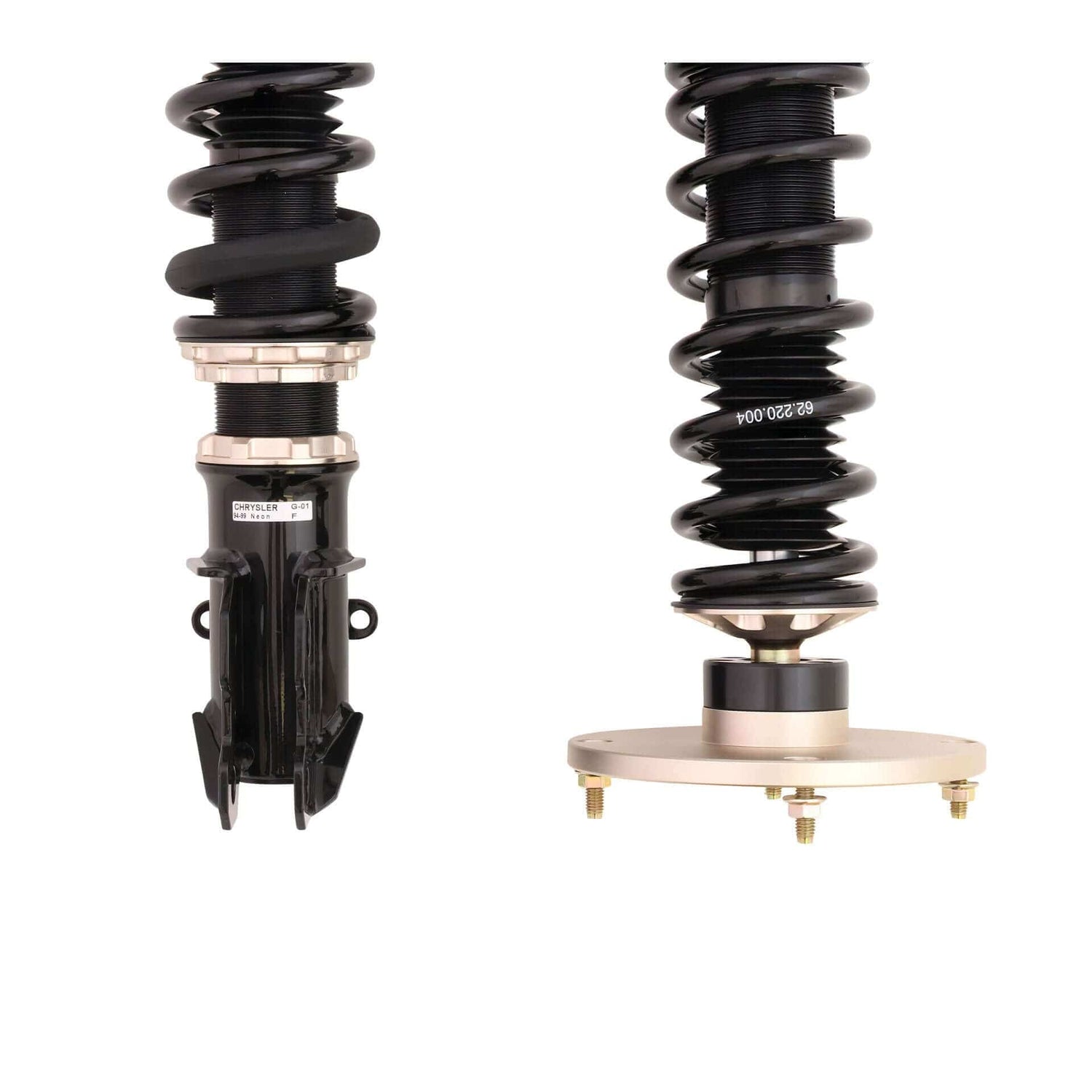 BC Racing BR Series Coilovers for 1995-1999 Dodge Neon (PL) G-01-BR