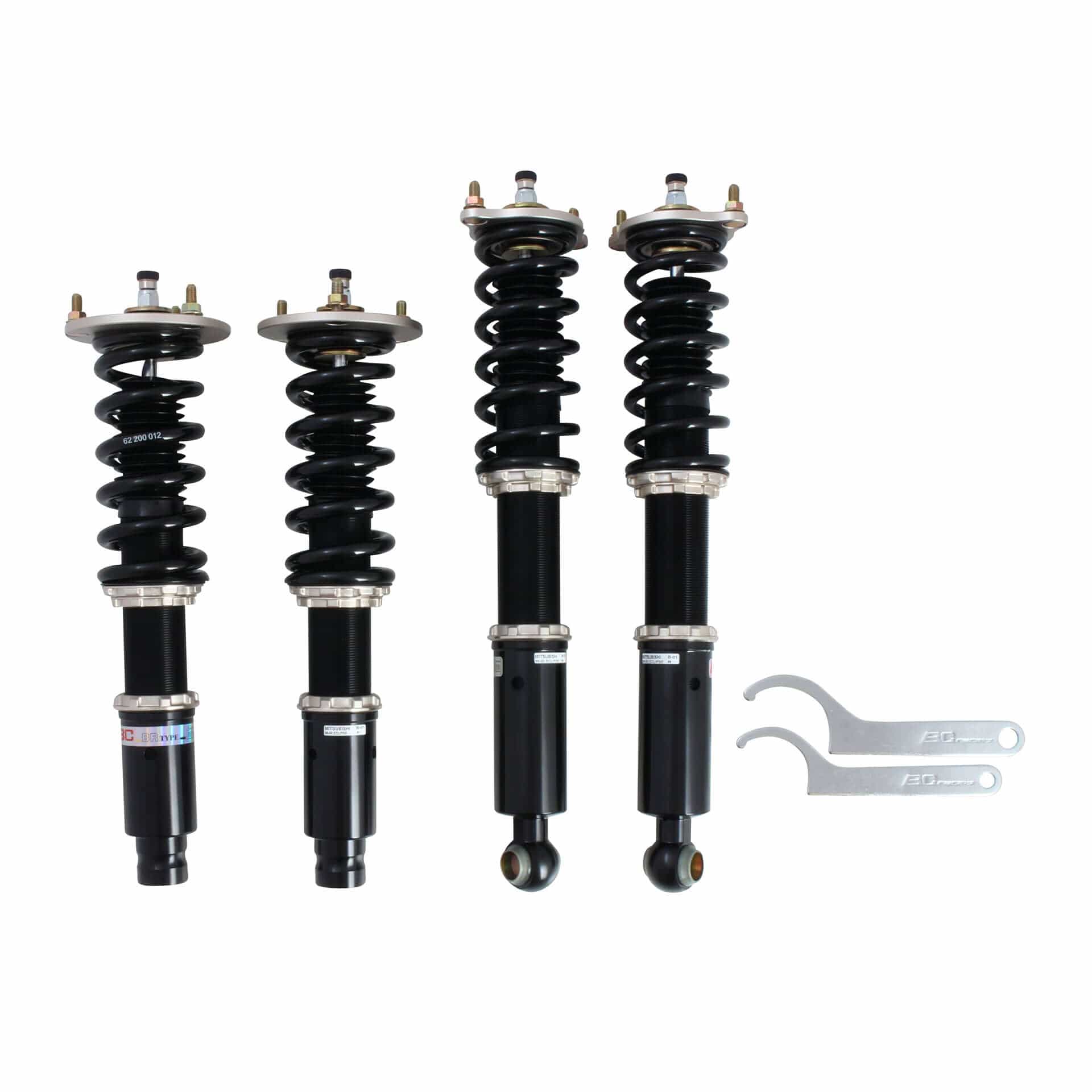 BC Racing BR Series Coilovers for 1995-1999 Mitsubishi Eclipse FWD/AWD (D31A/D32A/D33A) B-01-BR