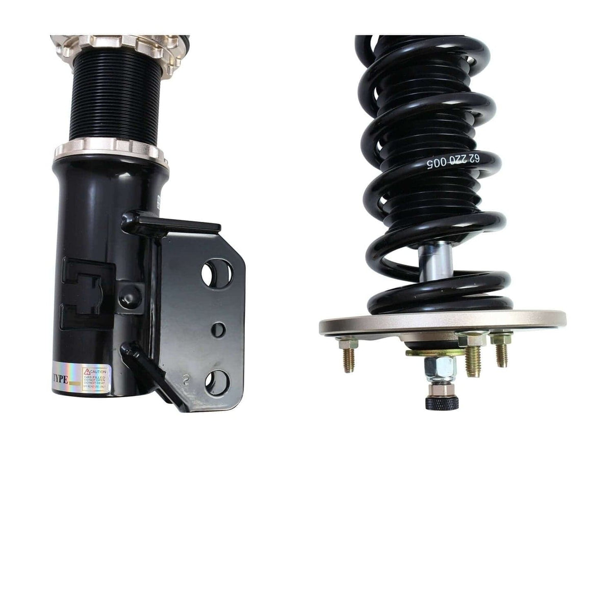 BC Racing BR Series coilovers for the Subaru Legacy