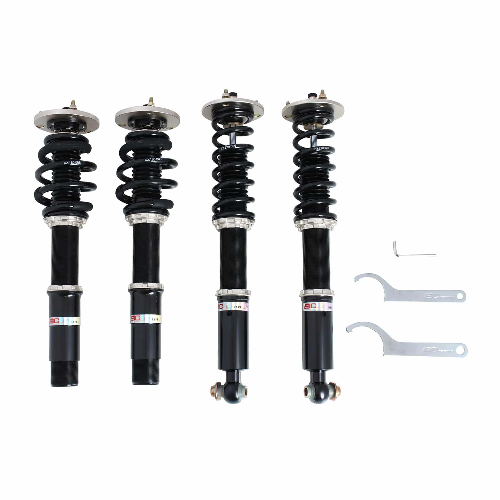 BC Racing BR Series Coilovers for 1995-2003 BMW 5 Series Sedan (E39)
