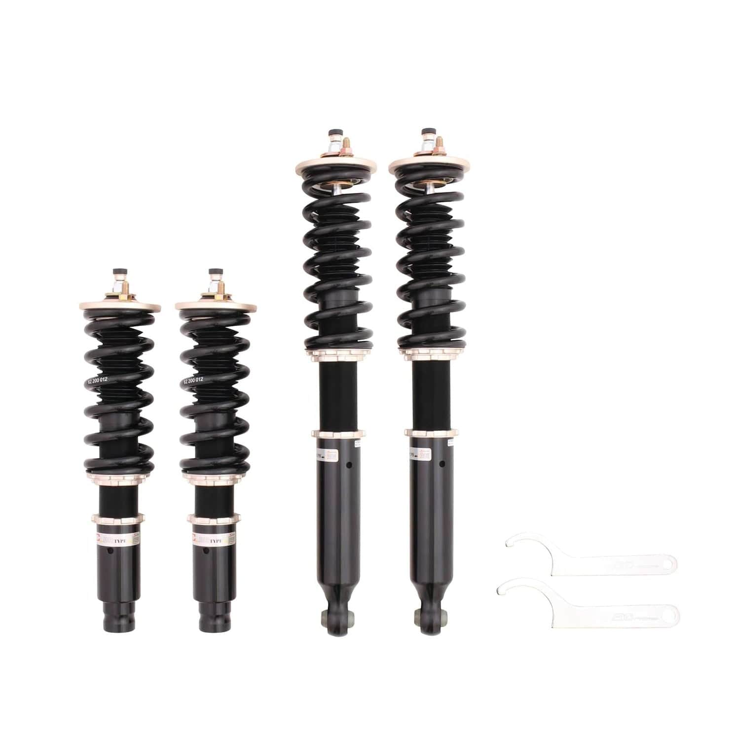 BC Racing BR Series Coilovers for 1998-2001 Honda CR-V FWD/AWD (RD1/RD2) A-10-BR