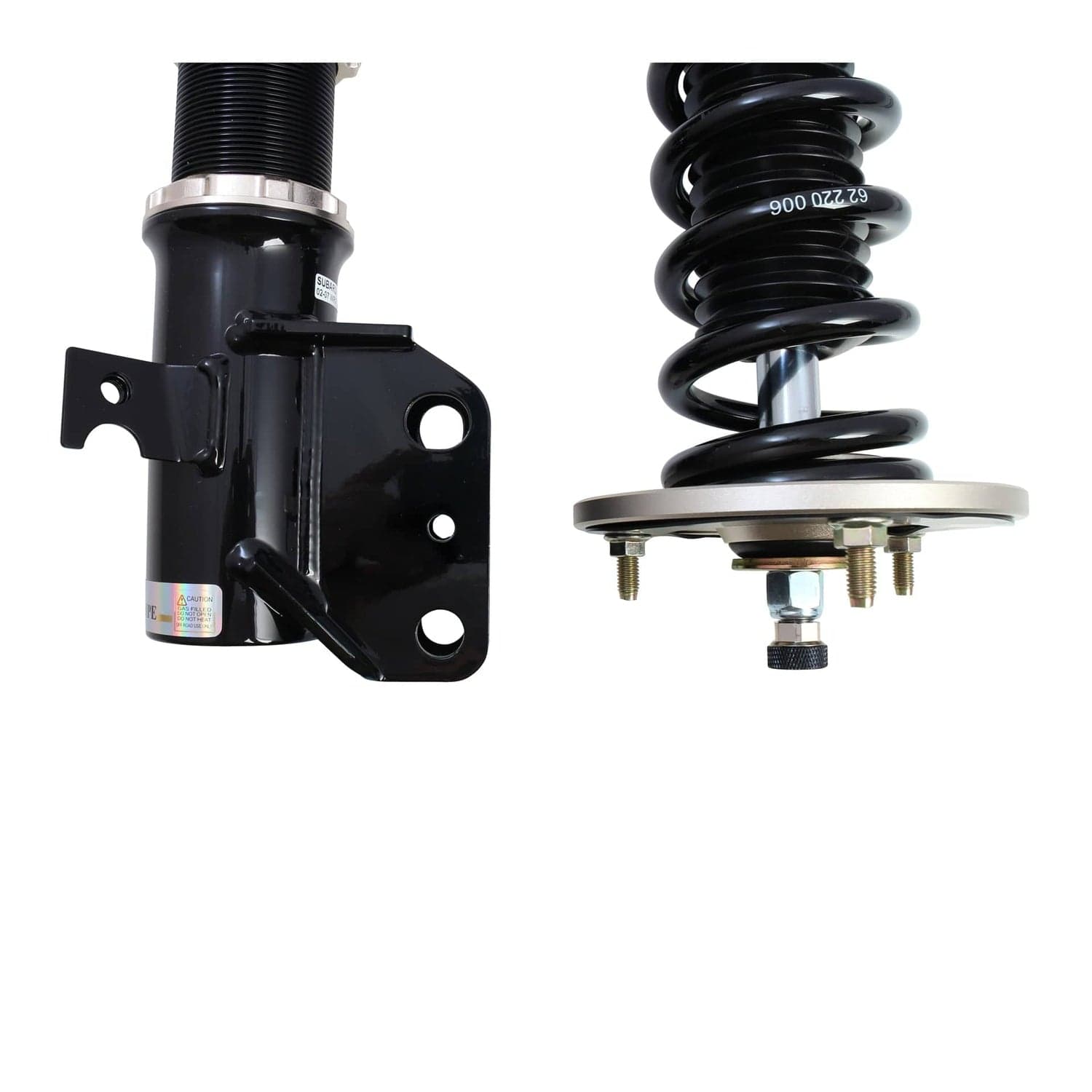 BC Racing BR Series Coilovers for 2002-2007 Subaru Impreza WRX (GDA/GDB) F-02-BR
