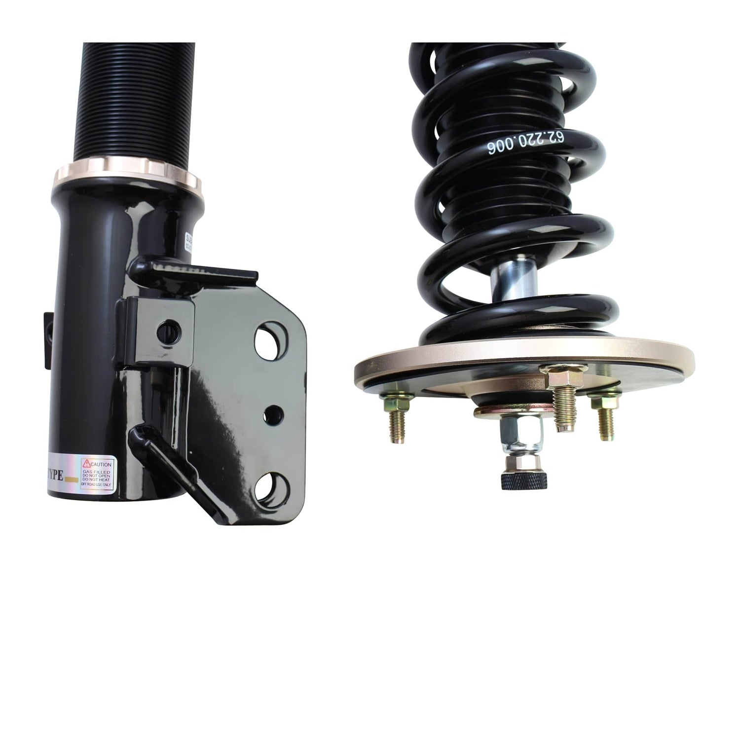 BC Racing BR Series Coilovers for 2003-2008 Subaru Forester (SG) F-12-BR