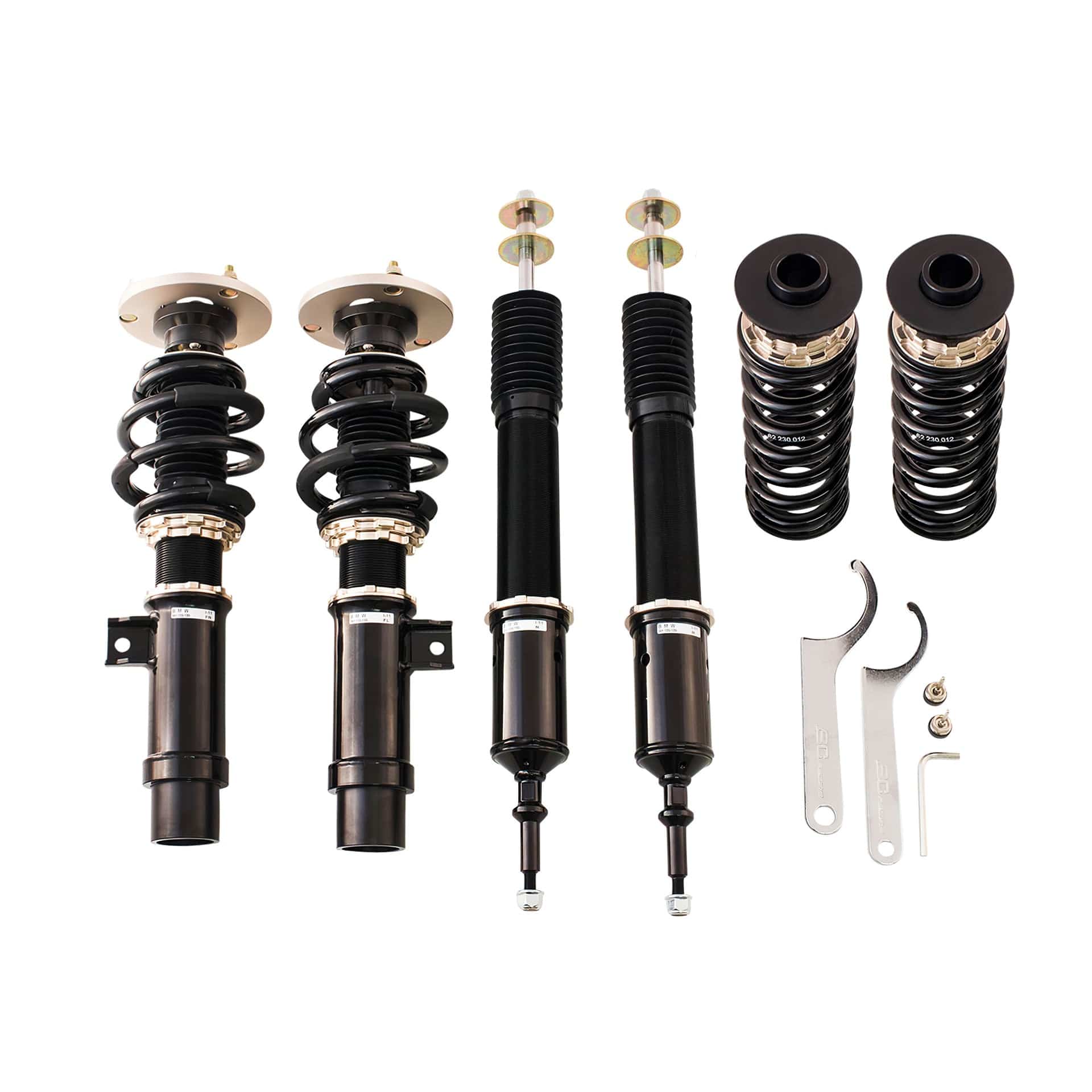 BC Racing BR Series Coilovers for 2007-2013 BMW 1 Series 130i/135i/128i (E82/E88)