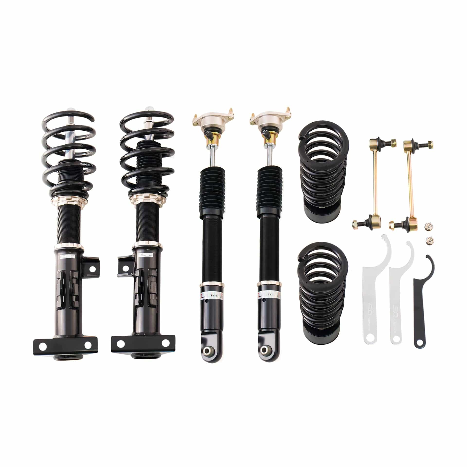 BC Racing BR Series Coilovers for 2008-2014 Mercedes-Benz C-Class Sedan (W204)