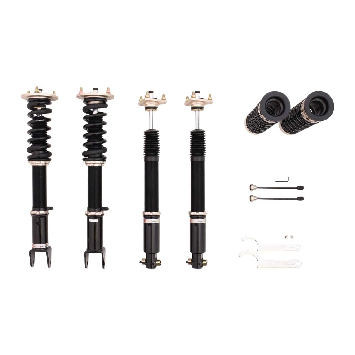 BC Racing BR Series Coilovers for 2016-2017 Lexus RC200t (ASC10) R-30-BR