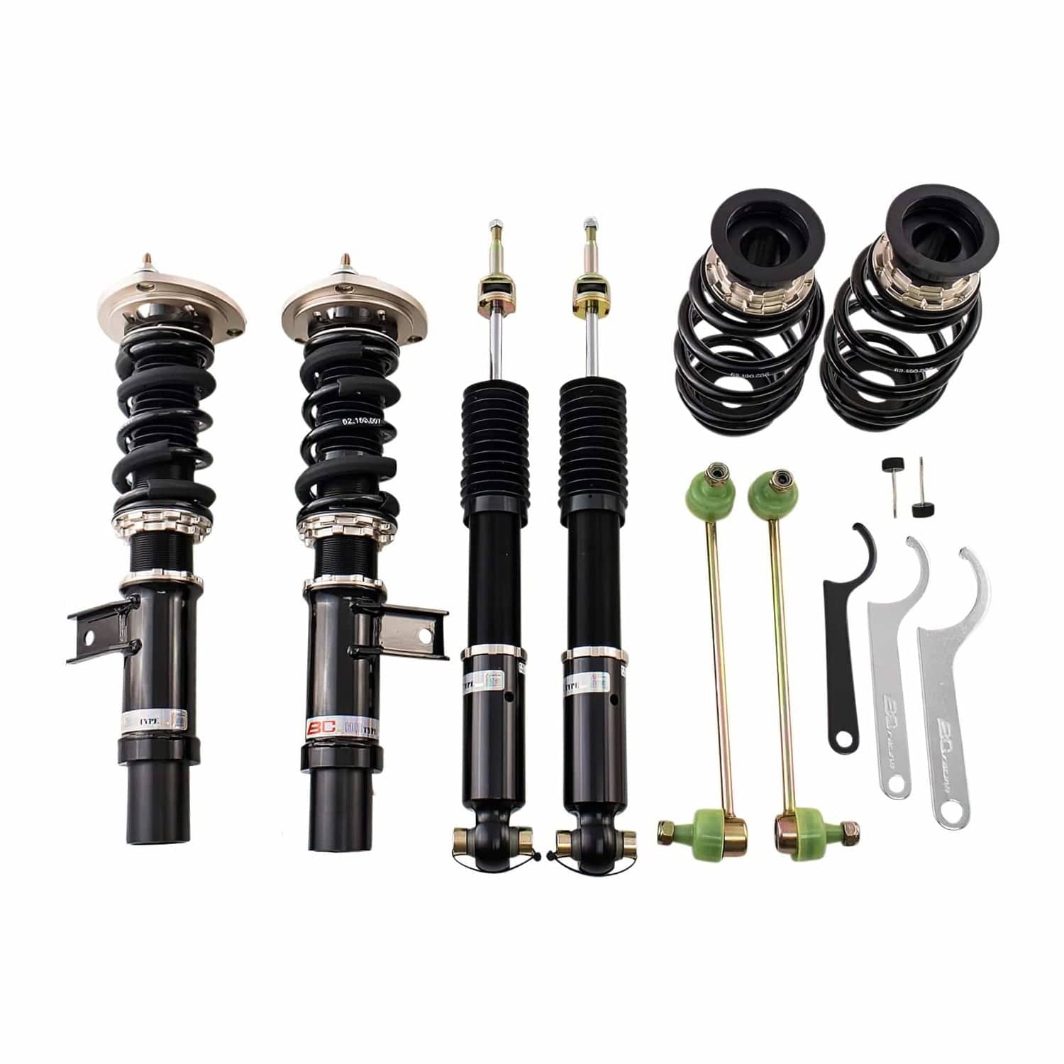 BC Racing BR Series Coilovers for 2022+ Volkswagen Golf GTI 54.5mm Front Strut (MK8) H-53-BR