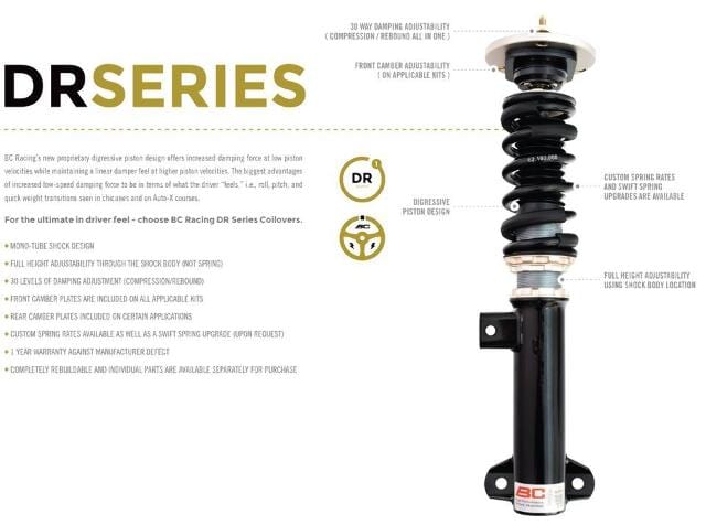 BC Racing DS Series Coilovers for 1997-2001 Infiniti Q45 (Y33)
