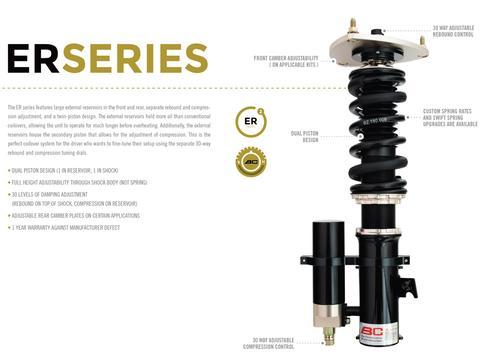 BC Racing ER Series Coilovers for 1996-2000 Mitsubishi Lancer FWD (CJ4A)