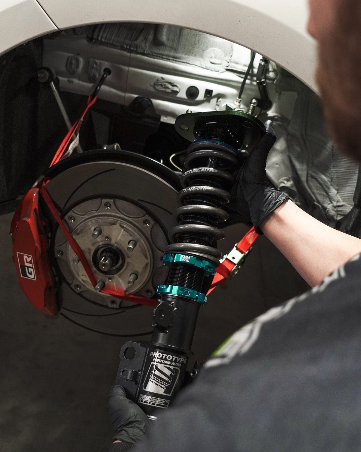 Fortune Auto 510 Series Coilovers - 2023+ Toyota GR Corolla (GZEA14) FA510CFD-GZEA14