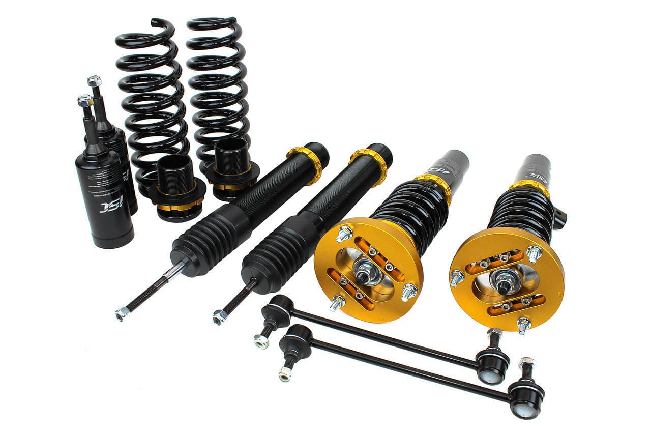 ISC Suspension Basic V2 Track Race Coilover Kit for 2007-2013 BMW 128i 1 Series AWD (E82/E87) ISC-B012B-T