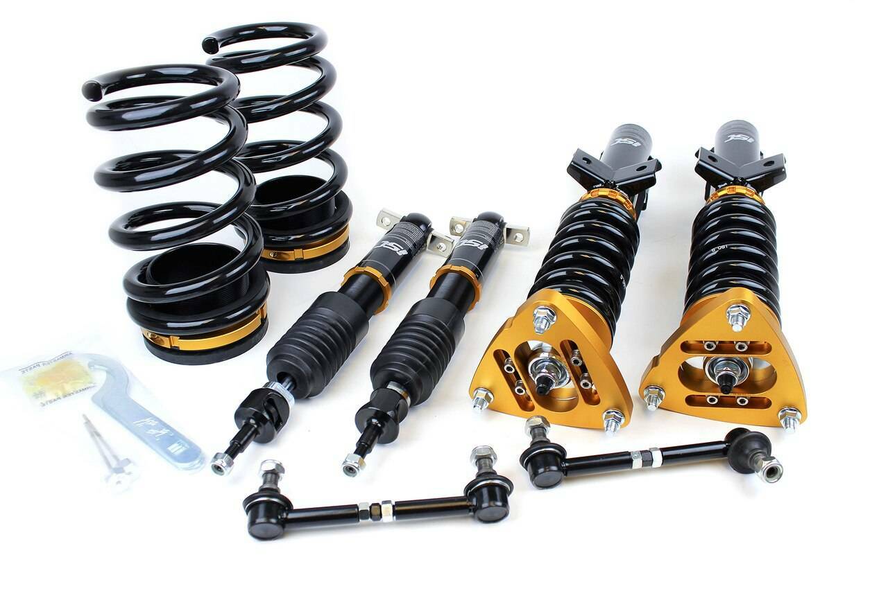 ISC Suspension N1 V2 Track Race Coilovers - 2015-2019 Ford Mustang S550 ISC-F026-T