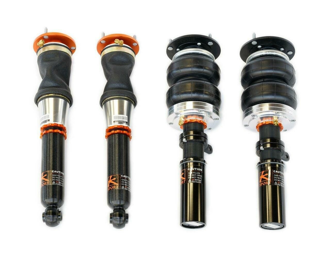 Ksport Airtech Air Suspension System (Struts Only) - 1989-1994 Mitsubishi Eclipse AWD (D27) CMT051-ASO