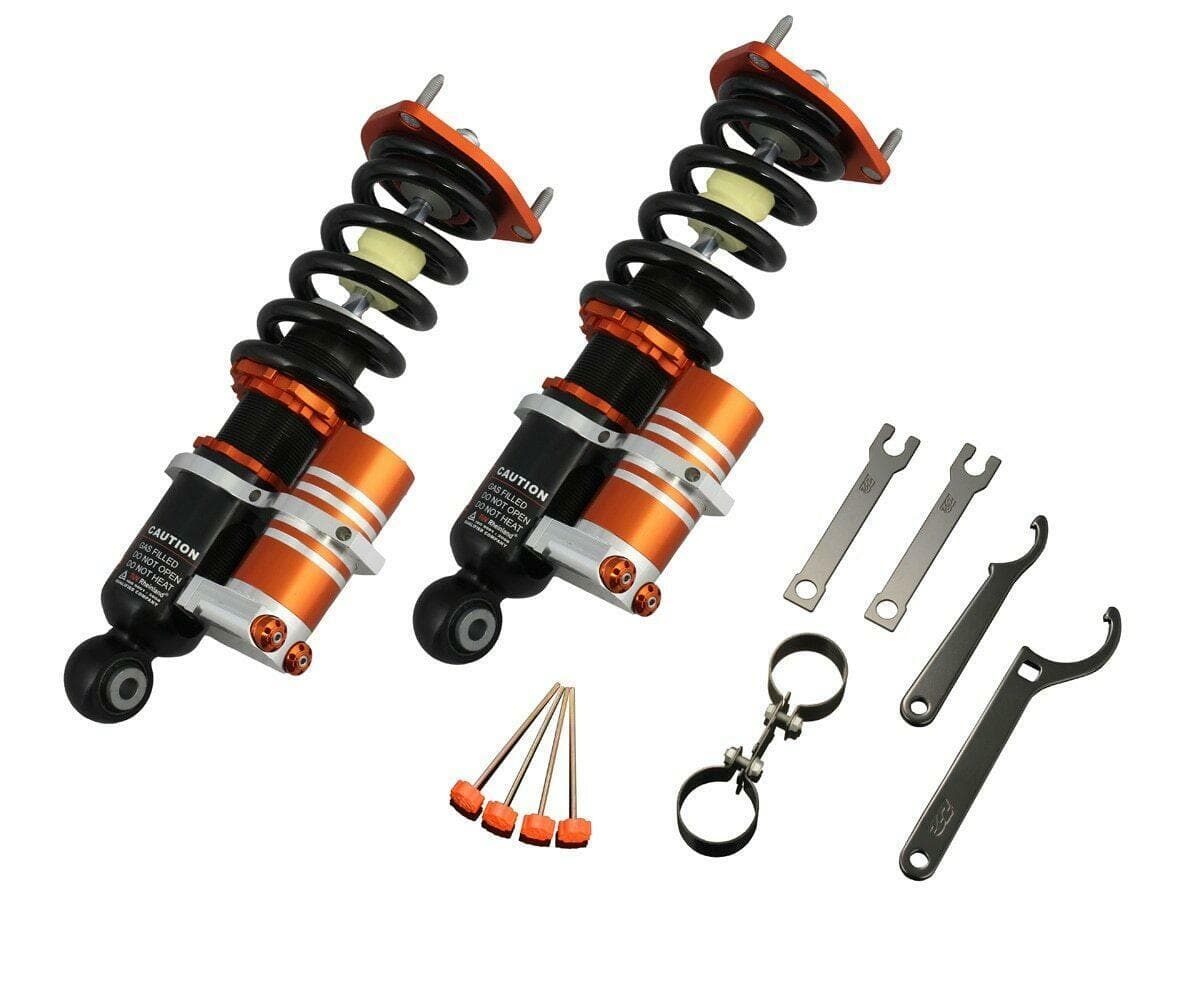 KSport Circuit Pro 3 Way Adjustable Coilovers - 1988-1991 BMW M3 51mm OE Front Strut Weld-In True Rear Coilover E30 CBM019-C3-01