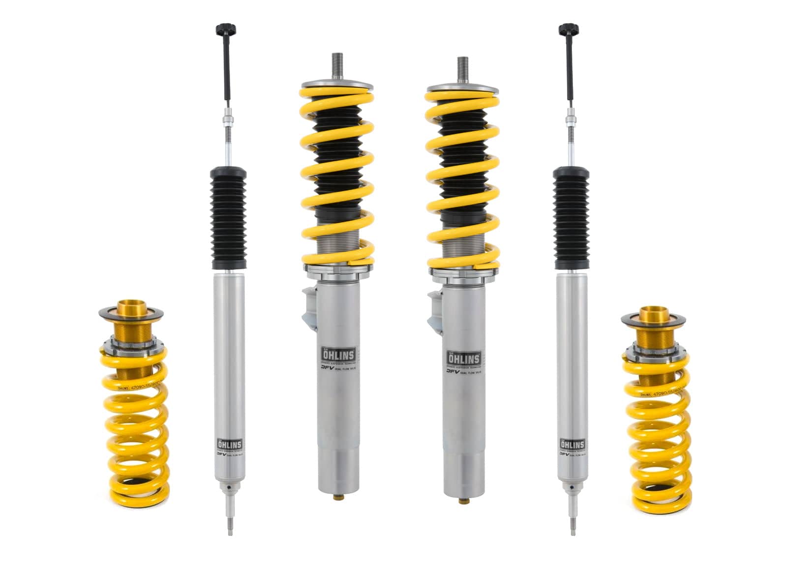 Ohlins Road & Track Coilovers for 2007-2013 BMW 1-Series (E8X) BMS Mi01S1