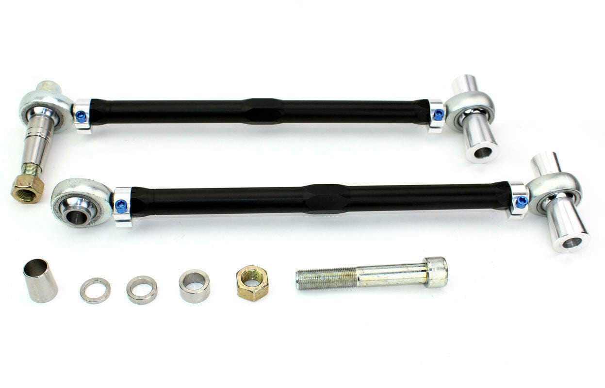 SPL Parts Titanium Series Front Tension Rods with Offset Spacers - 2015+ Ford Mustang (S550) SPL TRO S550