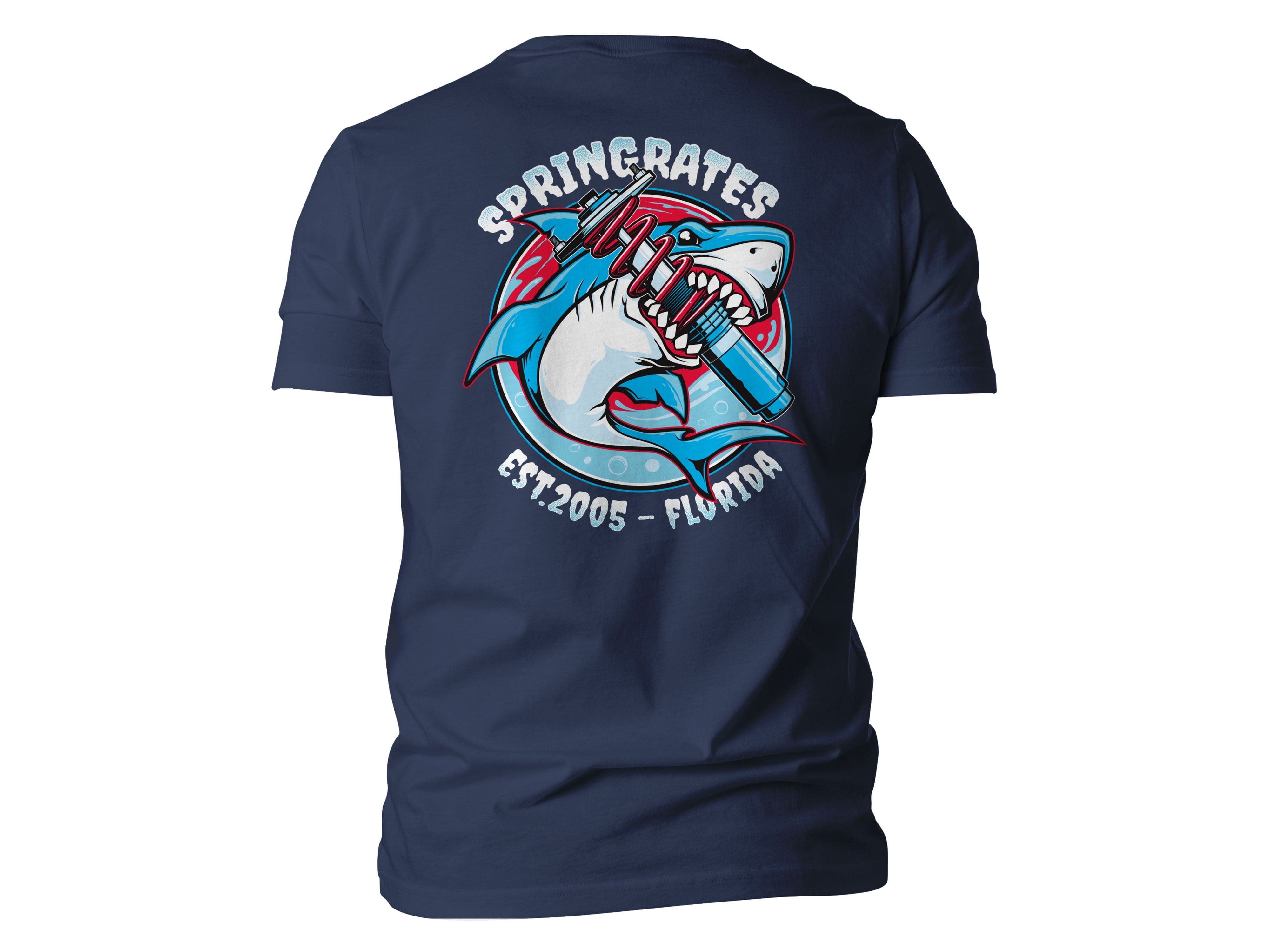 Springrates 'Shark' Shirt - Navy Blue