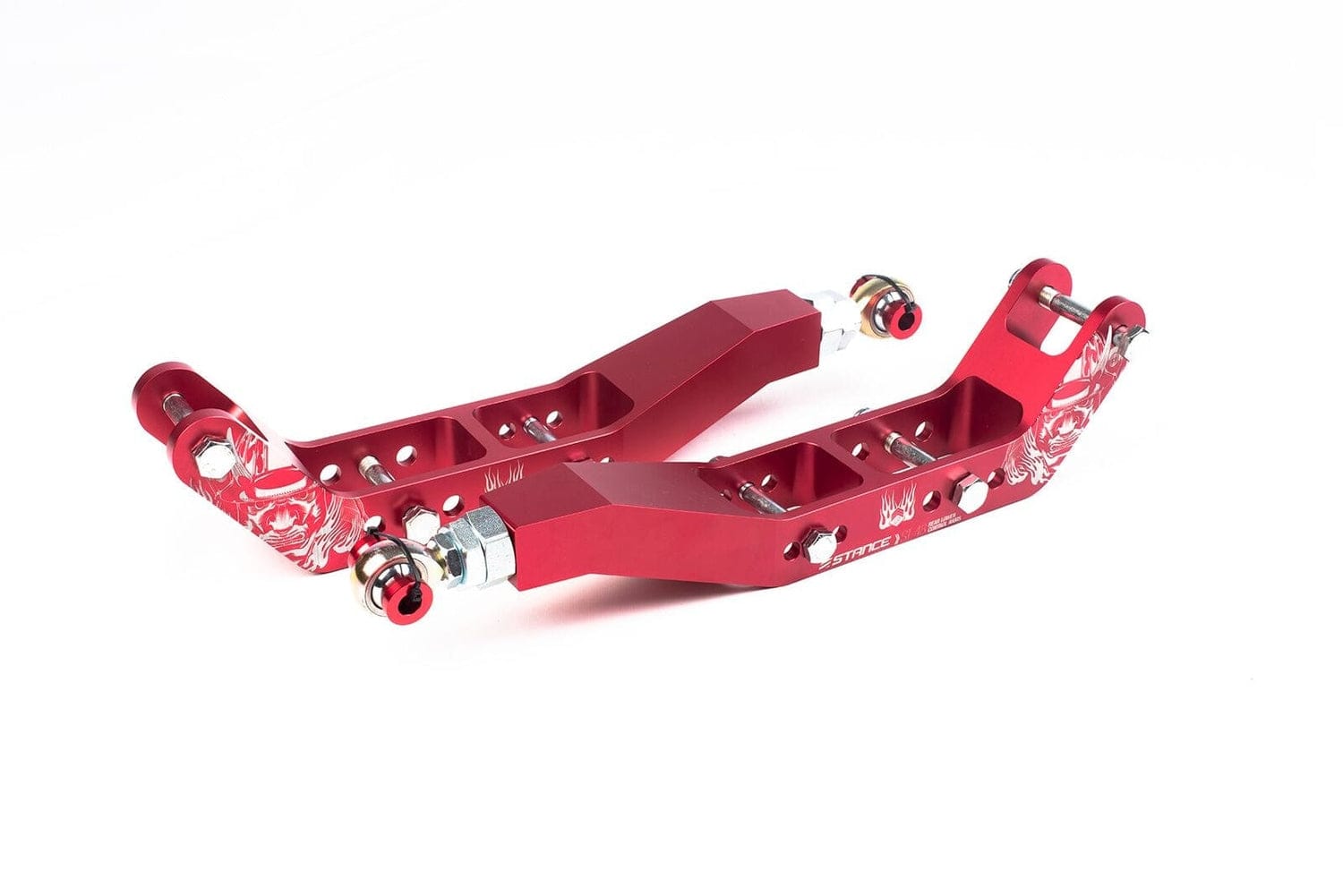 Stance Rear Lower Control Arms V2 (60mm Drop) - 2013-2021 Subaru BRZ (ZC6) ST-48 Red