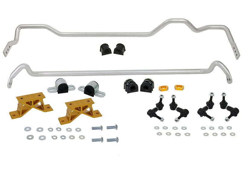 Whiteline Front And Rear Sway Bar Kit - 2004-2005 Subaru WRX STI Base BSK009M