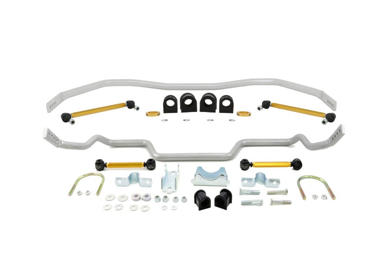 Whiteline Front And Rear Sway Bar Kit - 2005-2014 Ford Mustang Base, GT BFK005