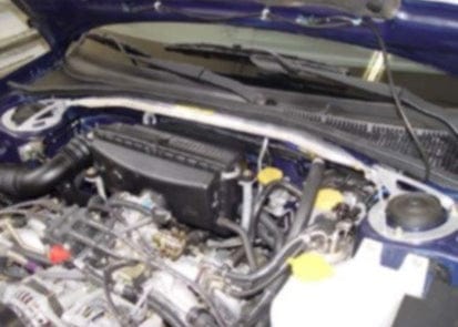 Whiteline Front Brace Strut Tower (Large Top Mount Intercooler) - 2003-2005 Subaru Forester XS KSB599