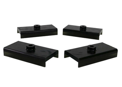Whiteline Rear Leaf Spring Saddle Insulator Kit for 1965-1973 Ford Mustang Base (Fox) W71413